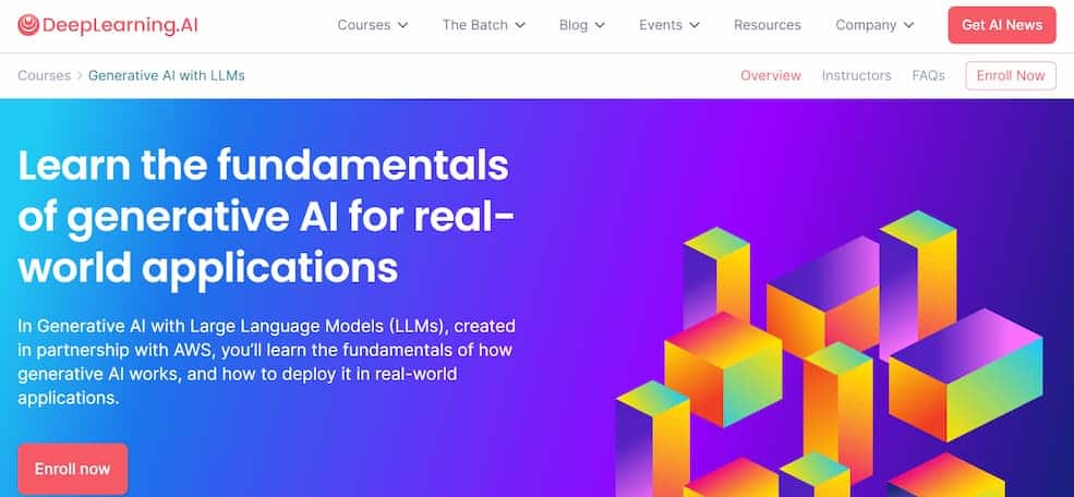 Generative-AI-with-Large-Language-Models-course is one of the best structured generative ai courses